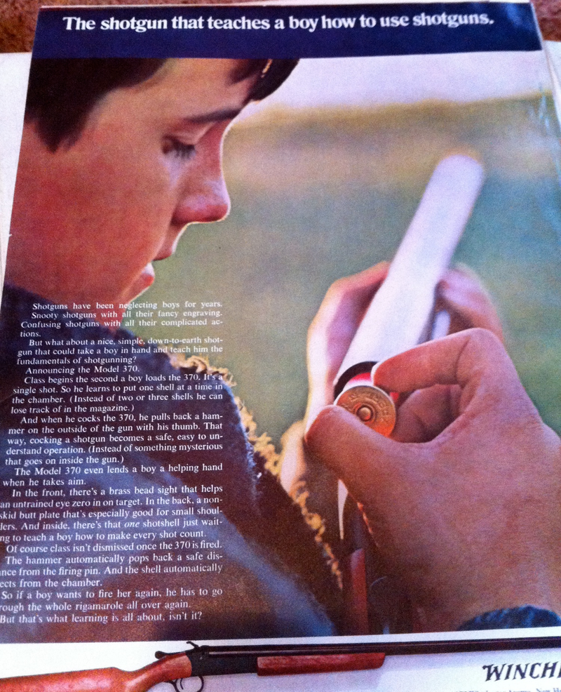 Illustration for article titled In 1970, It Was Time To Buy Your Son a Shotgun